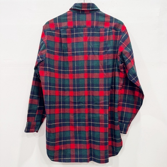 Vintage Pendleton Pure Virgin Wool Flannel Shirt Kilgore Tartan 16 1/2 - Picture 2 of 12